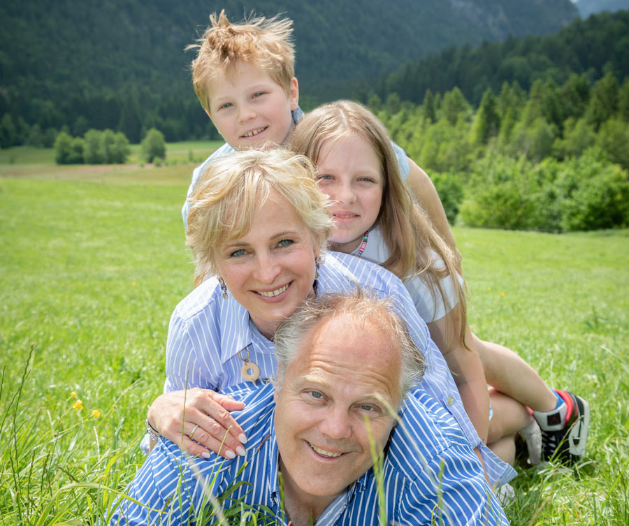 Familie Wieberdink vom Hotel Alpenliebe in Inzell